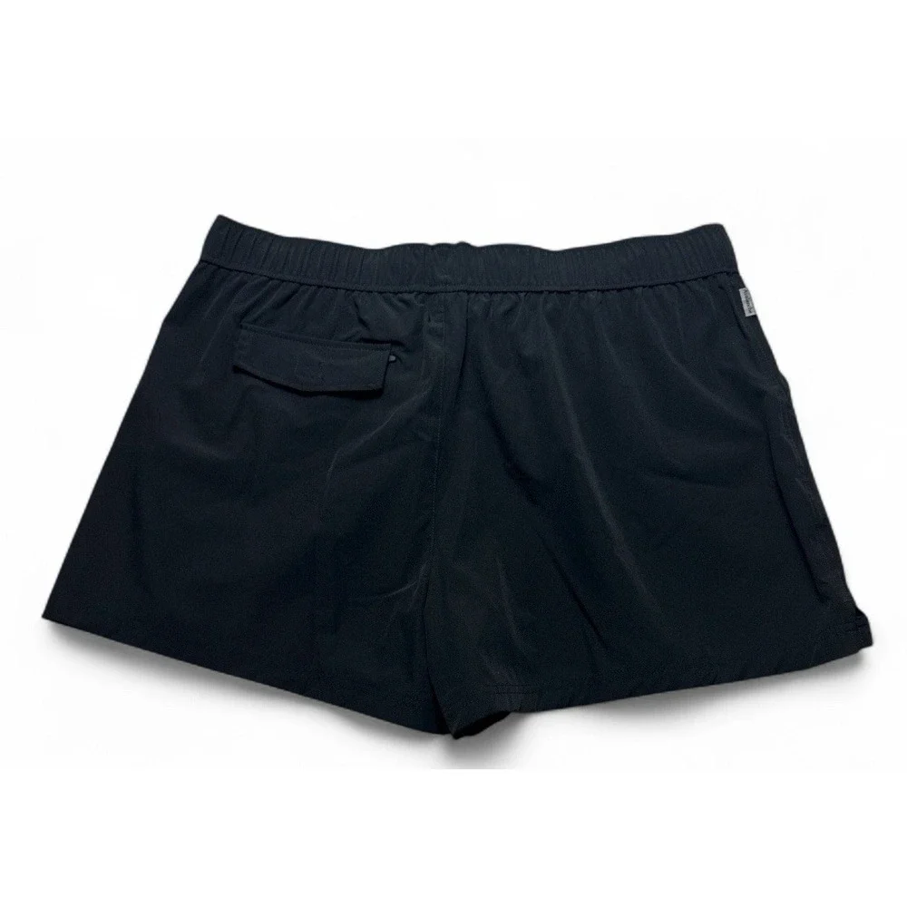 Avalanche Men's XL Hiking Shorts Black Ripstop 4-Way Stretch, UPF 30+, Reflectiv